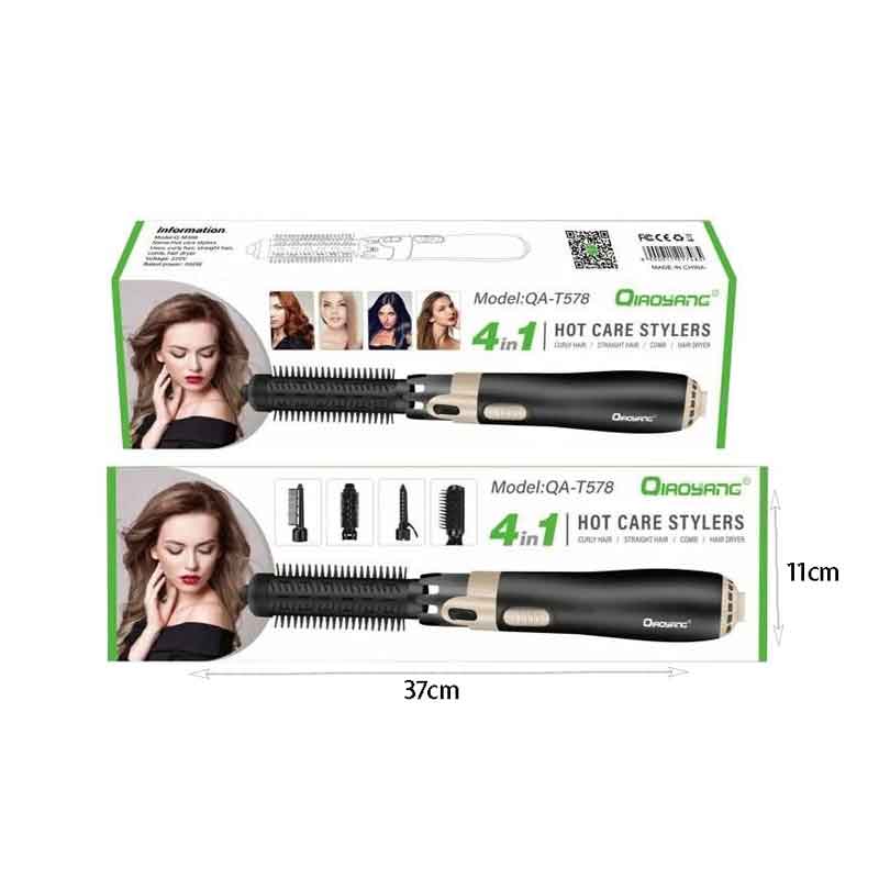 QIAOYANG Ηλεκτρική Βούρτσα Ζεστού Αέρα 4 σε 1 - Professional Hot Air Brush QA-T578