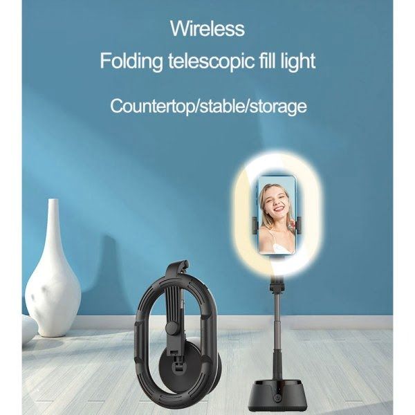 Qiaoyang LED Ring Light με Βάση QA-T678 – 360° Fill Light