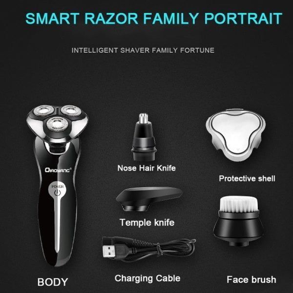 QIAOYANG Ξυριστική μηχανή 4 σε 1 QA-T657 – Hair Clipper Electric Shaver