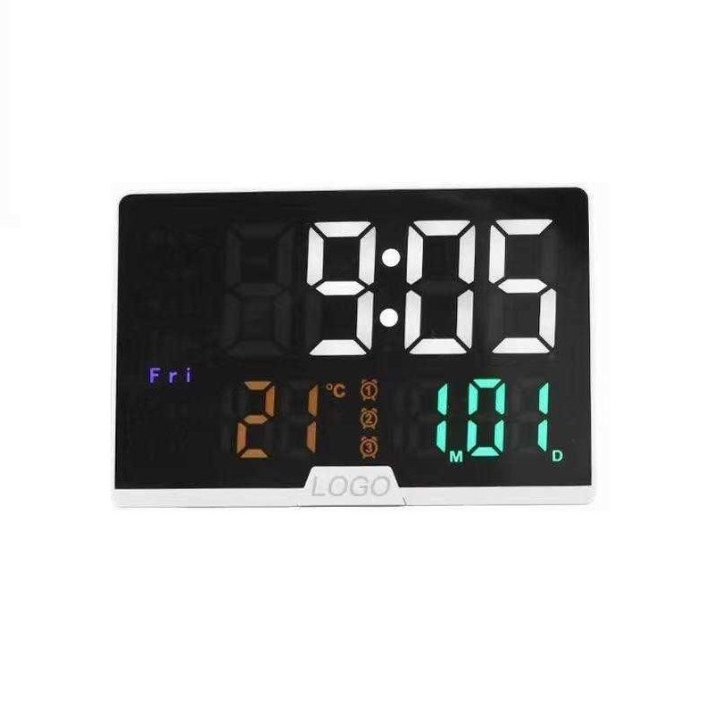 Ψηφιακό ρολόι - Ξυπνητήρι - 6627 - 466271 - White