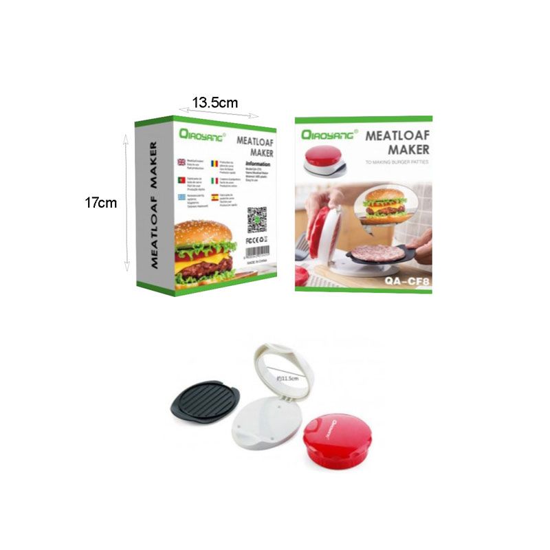 Qiaoyang Μηχανή για χάμπουργκερ QA-CF8 - Meatloaf Maker