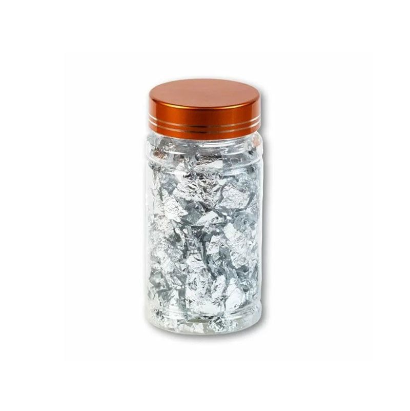 Φύλλα ασήμι για διακόσμηση νυχιών  - Nail art decoration foil glitter