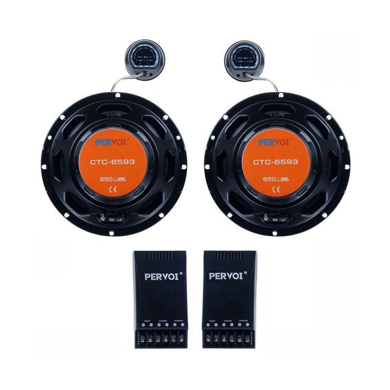 PerVoi Σετ Ηχεία Αυτοκινήτου CTC-6593 με 650W RMS - Component Speaker