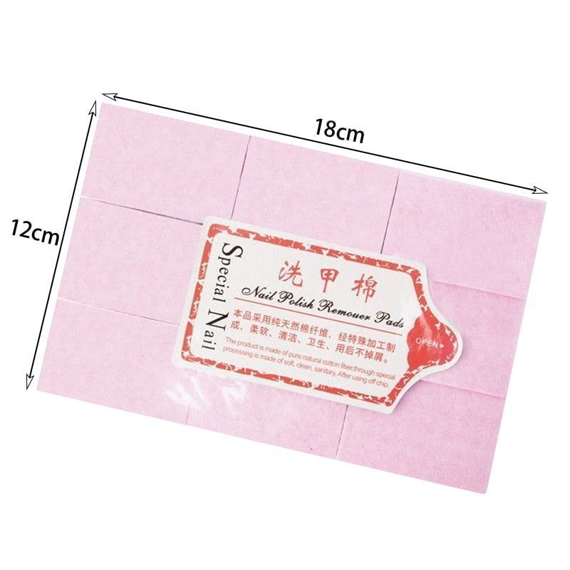 Μαντηλάκια νυχιών χωρίς ίνες - Nail polish remover pads