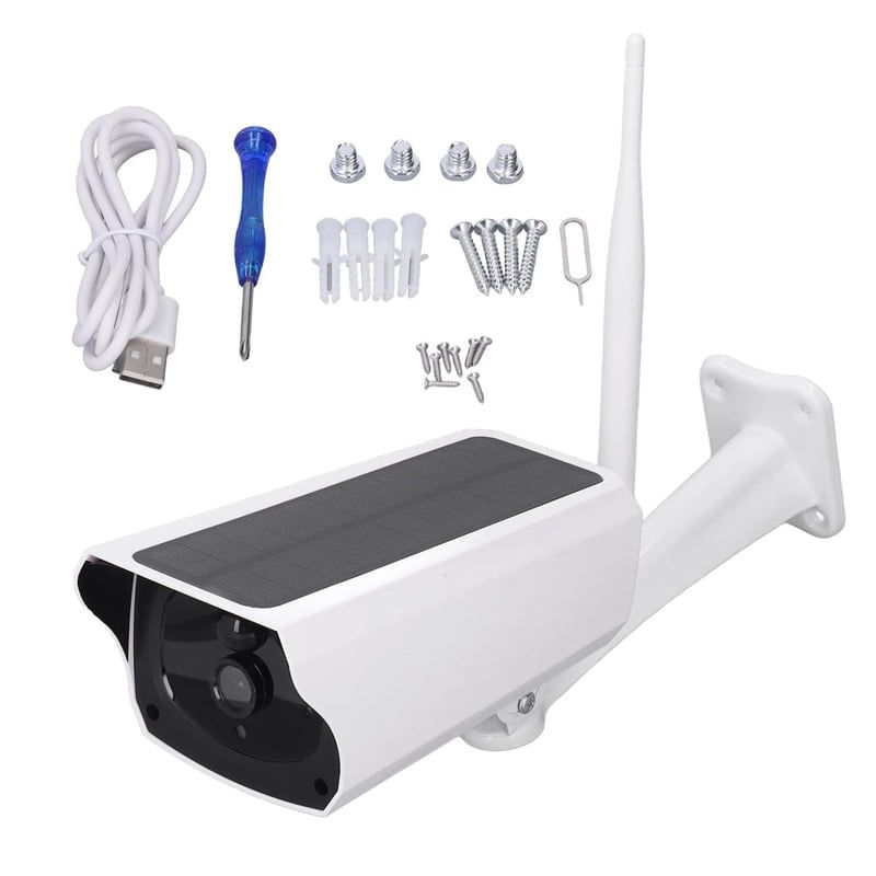 Ηλιακή Ασύρματη Επιτοίχια IP WiFi Κάμερα - Low Power IP WiFi Solar Bullet Camera