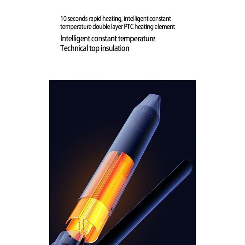 QIAOYANG Ηλεκτρικό Ψαλίδι για Μπούκλες 450-750°F QA-MF7 - Hair Stick