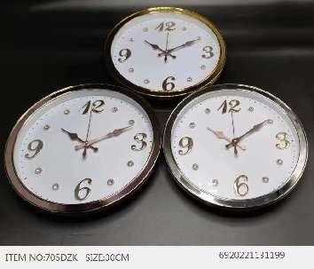 Ρολόι τοίχου - 705DZK - 131199 - Silver