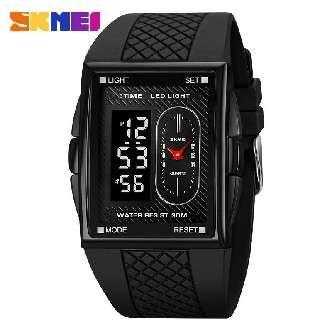 Ψηφιακό/αναλογικό ρολόι χειρός - Skmei - 2213 - Black/Black