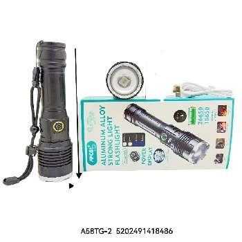 Επαναφορτιζόμενος φακός LED - A58-TG-2 - 418486