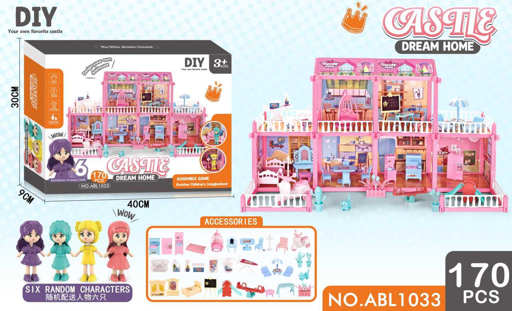 Κουκλόσπιτο DIY - Dream Home - ABL-1033 - 170pcs - 555556