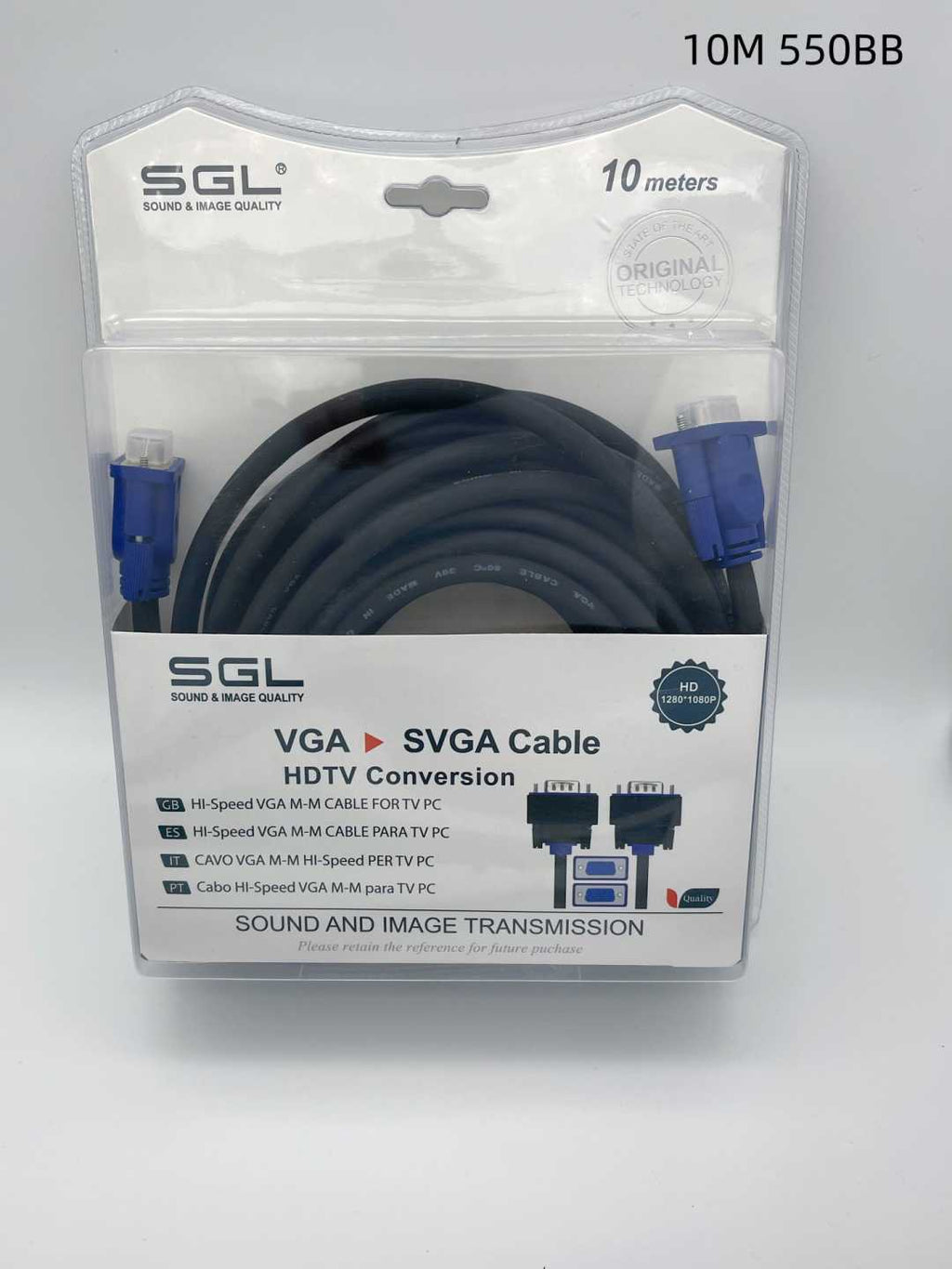 Καλώδιο VGA - 550BB - Male/Male - 10m - 095097