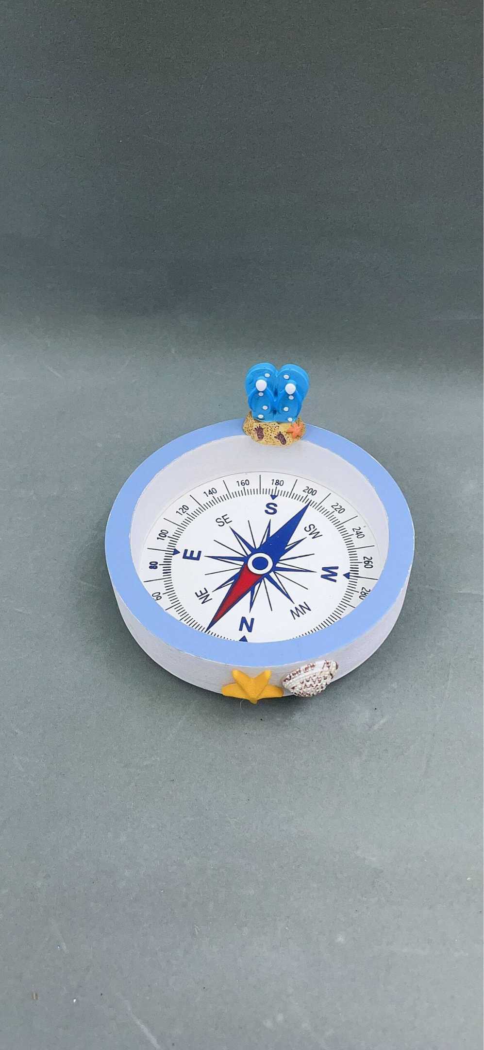 Διακοσμητικό Souvenir τασάκι Πυξίδα - Σετ 2 τεμάχια - LY2647 - 125542