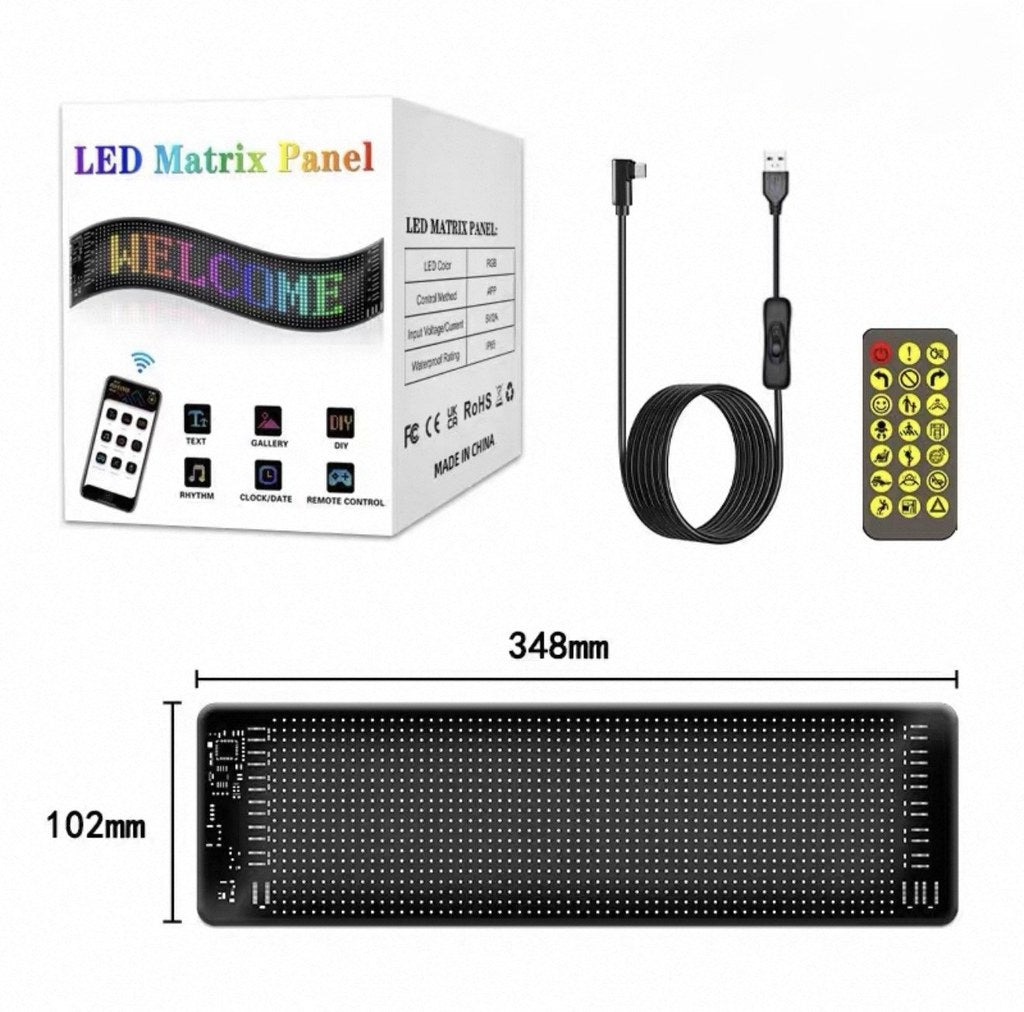 Φωτεινή επιγραφή LED matrix WT-559