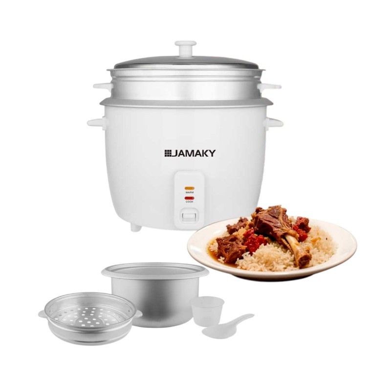 Ηλεκτρικός μάγειρας ρυζιού - Rice Cooker - JMK7501 - White - 501018 ΣΠΙΤΙ & ΚΑΤΟΙΚΙΔΙΟ>Οικιακά είδη>Οικιακές ηλεκτρικές συσκευές