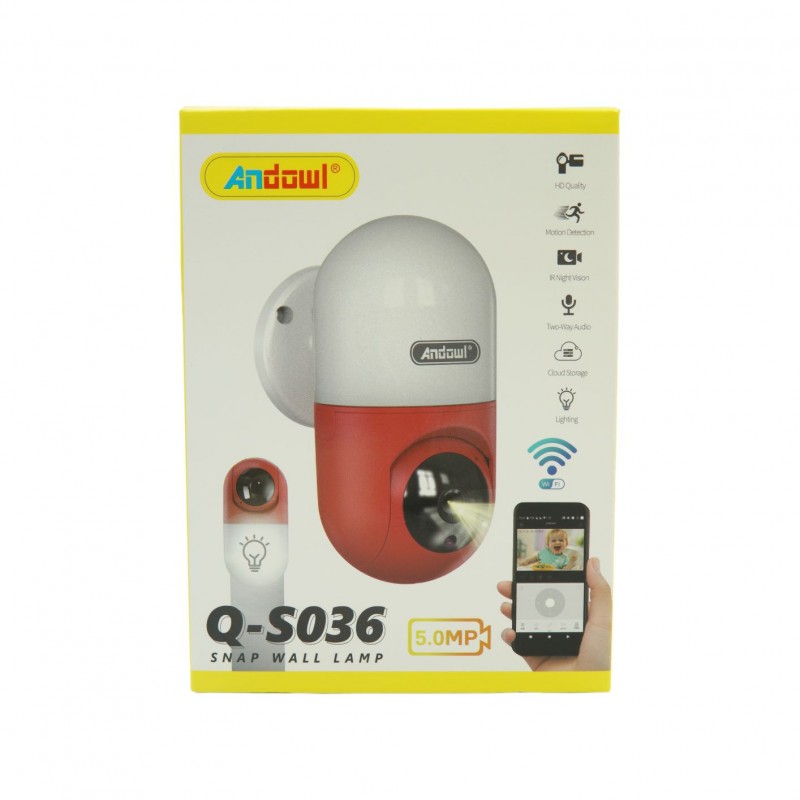 ΚΑΜΕΡΑ ΑΣΦΑΛΕΙΑΣ ΤΟΙΧΟΥ ΜΕ ΦΩΣ 5.0MP ANDOWL AN-Q-S036 ΚΕΝΤΡΙΚΟ > ΑΣΦΑΛΕΙΑ > ΚΑΜΕΡΕΣ smart WiFi ΚΑΙ IP