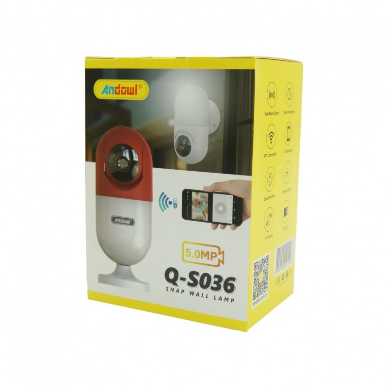 ΚΑΜΕΡΑ ΑΣΦΑΛΕΙΑΣ ΤΟΙΧΟΥ ΜΕ ΦΩΣ 5.0MP ANDOWL AN-Q-S036 ΚΕΝΤΡΙΚΟ > ΑΣΦΑΛΕΙΑ > ΚΑΜΕΡΕΣ smart WiFi ΚΑΙ IP