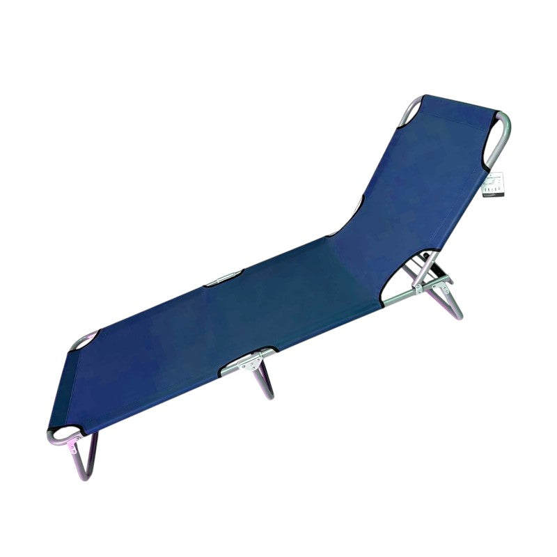 Πτυσσόμενη ξαπλώστρα παραλίας - 1247 - 510245 - Dark Blue ΕΠΟΧΙΑΚΑ - ΤΟΥΡΙΣΤΙΚΑ - HOBBY>Κυνήγι - παραλία - camping>Καρέκλες παραλίας - camping