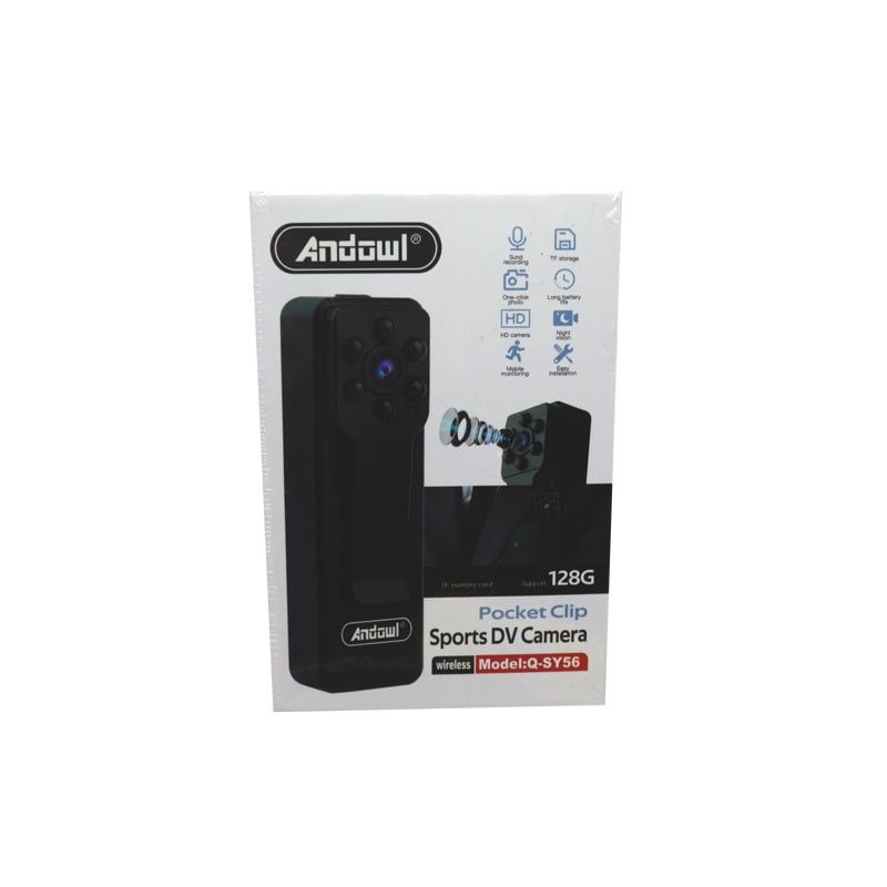 Andowl ασύρματη Κάμερα με Κλιπ  Q-SY56 – Action Sports DV Camera Pocket Clip