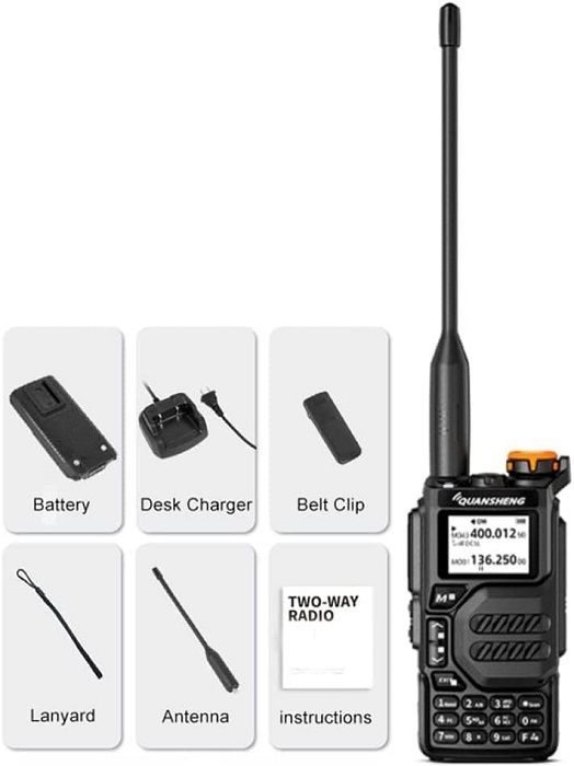 Φορητός πομποδέκτης UHF/VHF - UVK5 - Quansheng - 512153 ΕΠΟΧΙΑΚΑ - ΤΟΥΡΙΣΤΙΚΑ - HOBBY>Κυνήγι - παραλία - camping>Φορητοί πομποδέκτες