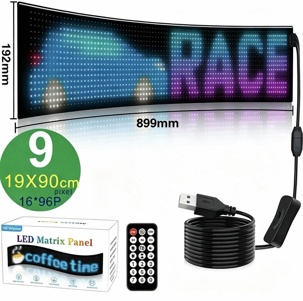 Φωτεινή επιγραφή LED matrix WT-561