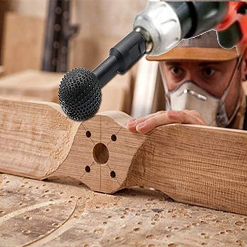 Ράσπα ξύλου στρογγυλή - Hotaitools spherical spindles for angle grinder
