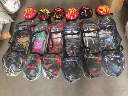 Παιδικό Skateboard με κράνος - 78*20cm - YH-005 - 101127