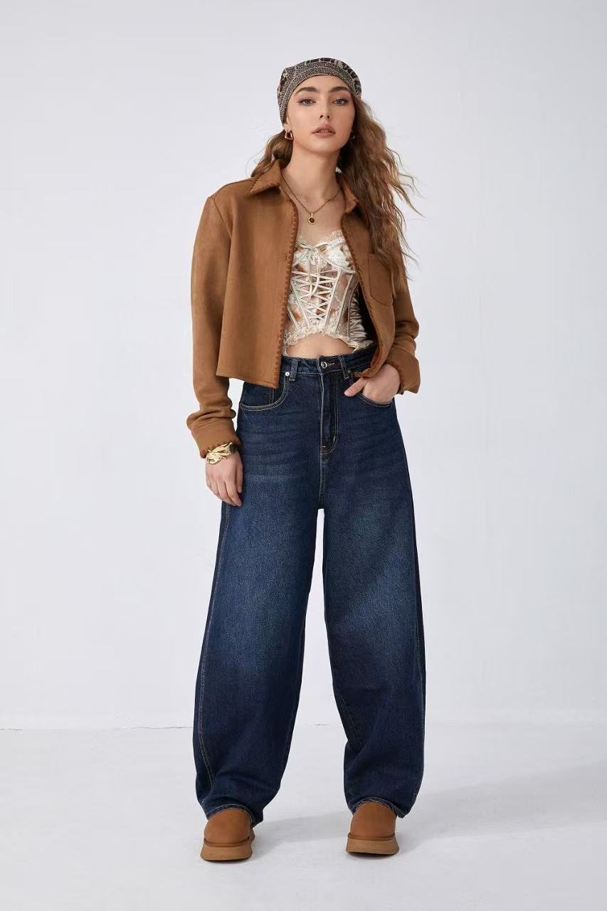 ADORO Women's Ballon Jeans Blue
