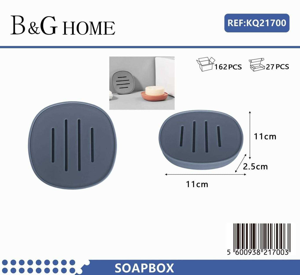 Σαπουνοθήκες μπάνιου πλαστικές - Σετ 9pcs - Blue - 21700