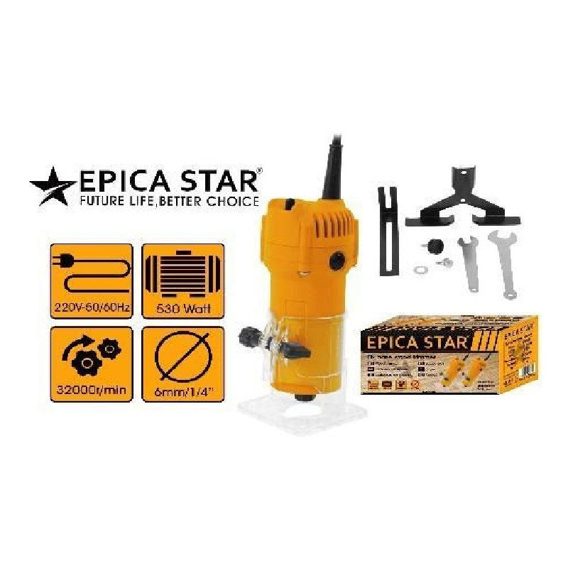 ΚΑΘΕΤΗ ΦΡΕΖΑ ΡΟΥΤΕΡ ΞΥΛΟΥ 550W EPICA STAR EP-10161 ΕΡΓΑΛΕΙΑ > ΧΕΙΡΟΣ > ΕΡΓΑΛΕΙΑ ΚΟΠΗΣ