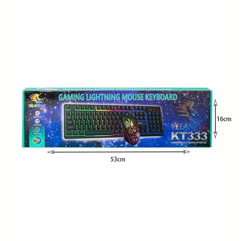 Yelandar Gaming Πληκτρολόγιο και ποντίκι KT333