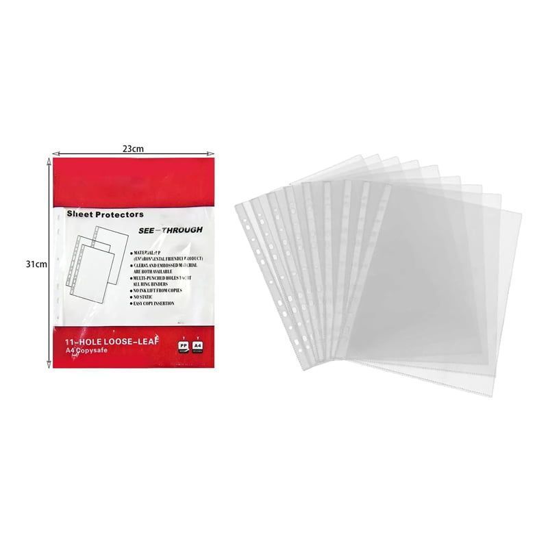 XMZ Ζελατίνες Α4 50τεμ - Sheet Protectors A4 50pcs