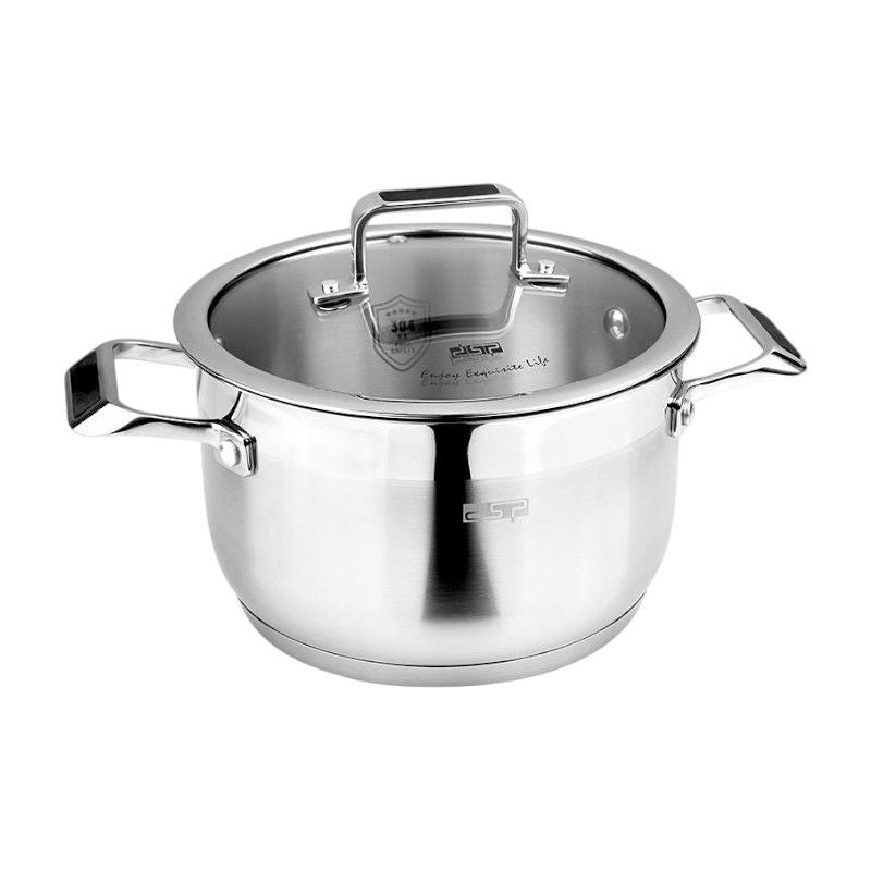 Κατσαρόλα ανοξείδωτη με καπάκι - 9.4L - CS002-B28 - DSP - 560393 ΣΠΙΤΙ & ΚΑΤΟΙΚΙΔΙΟ>Οικιακά είδη>Είδη κουζίνας