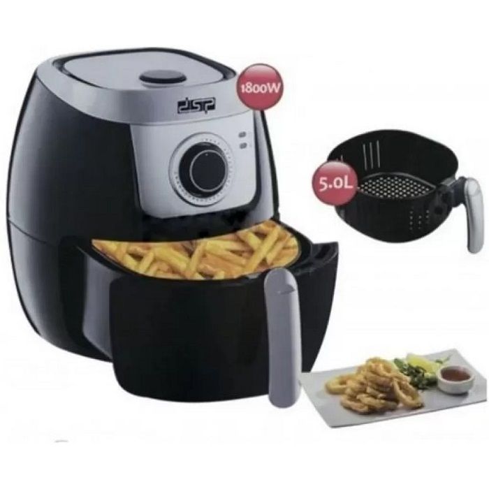 Φριτέζα αέρος - Air fryer - 5L - KB2031 - DSP - 562052 - Black ΣΠΙΤΙ & ΚΑΤΟΙΚΙΔΙΟ>Οικιακά είδη>Οικιακές ηλεκτρικές συσκευές