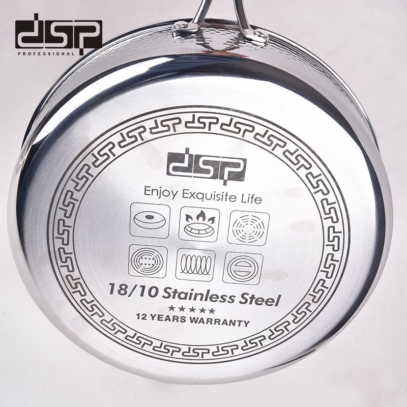 Τηγάνι ανοξείδωτο με καπάκι - 2.7L - CS001-C24 - DSP - 562519 ΣΠΙΤΙ & ΚΑΤΟΙΚΙΔΙΟ>Οικιακά είδη>Είδη κουζίνας