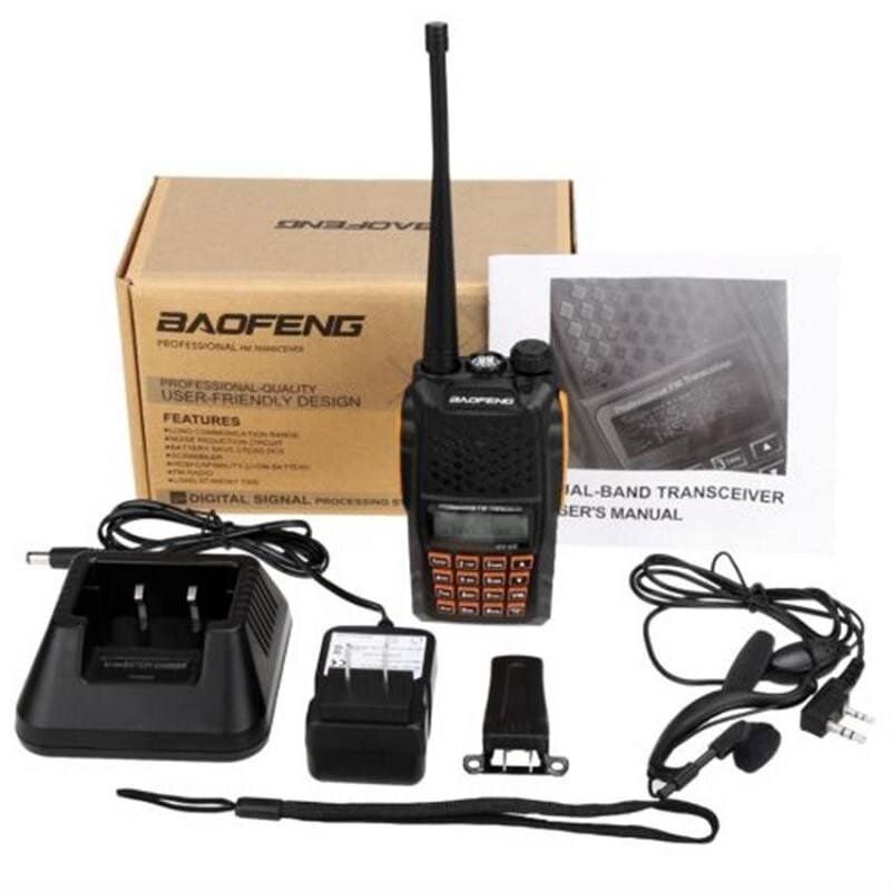 Φορητός πομποδέκτης - UHF/VHF - 7W - UV-6R - Baofeng - 563006