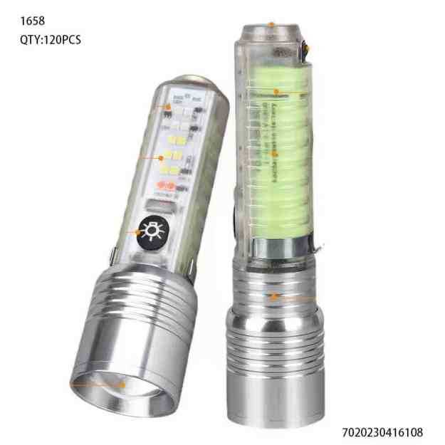 Επαναφορτιζόμενος φακός LED mini - 1658 - 416108