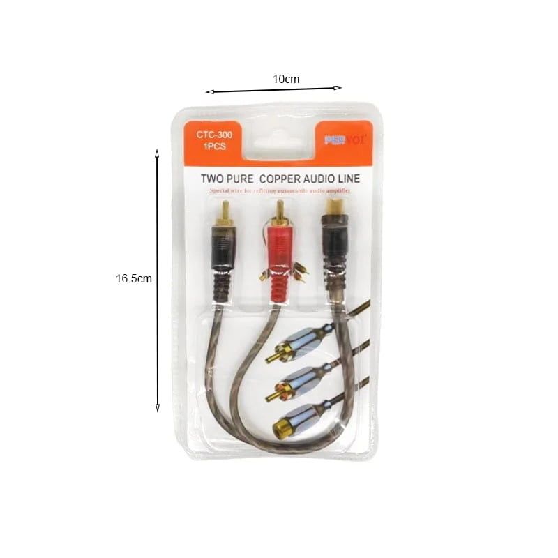 Καλώδιο ήχου Aux Audio PerVoi CTC-300 – Two pure copper audio line