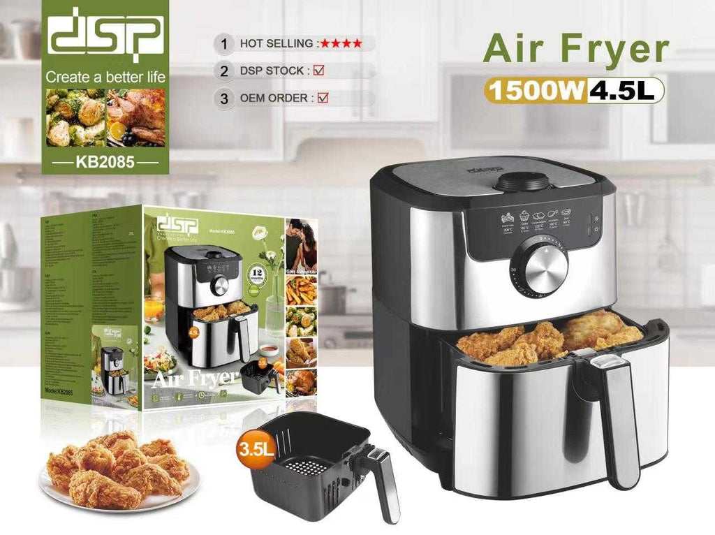 Φριτέζα αέρος - Air fryer - KB2085 - 4.5L - DSP - 612050 ΣΠΙΤΙ & ΚΑΤΟΙΚΙΔΙΟ>Οικιακά είδη>Οικιακές ηλεκτρικές συσκευές