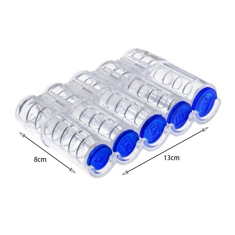 Κερματοθήκη 5 Θέσεων Διάφανη Μικρή - 5 Position Transparent Coin Holder