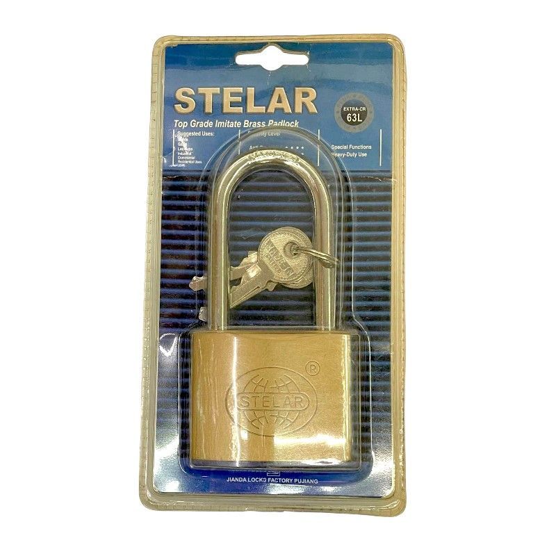 Λουκέτο μακρύ - STELAR - 63mm - 586851