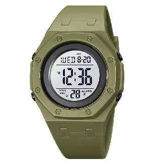 Ψηφιακό ρολόι χειρός - Skmei - 2048 - Green/Khaki