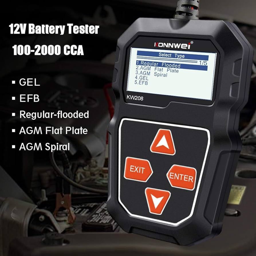 汽车电池测试仪 kw208-b0720 konnwei kw208 car battery tester kw208-b0720 - Διαγνωστικά Αυτοκινήτου