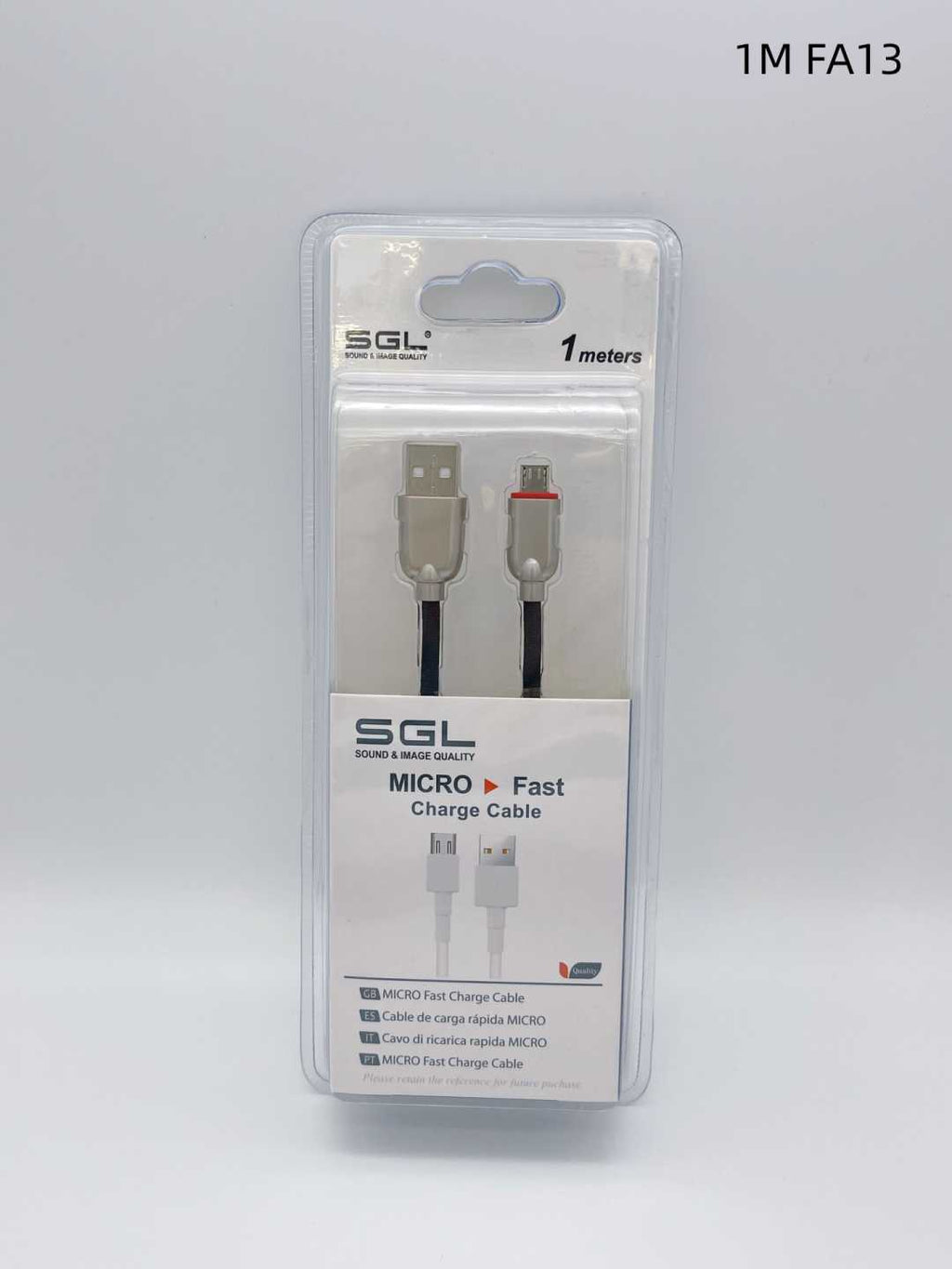 Καλώδιο φόρτισης & data - Micro USB - Fast Charge - FA13 - 1m - 099149