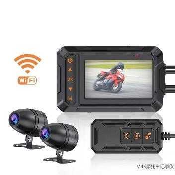 Καταγραφικό μοτοσυκλέτας - 3'' - M4A - WiFi - 811467 AUTO-MOTO-BIKE>Είδη ποδηλάτου & μηχανής>Υπολογιστές ταξιδίου