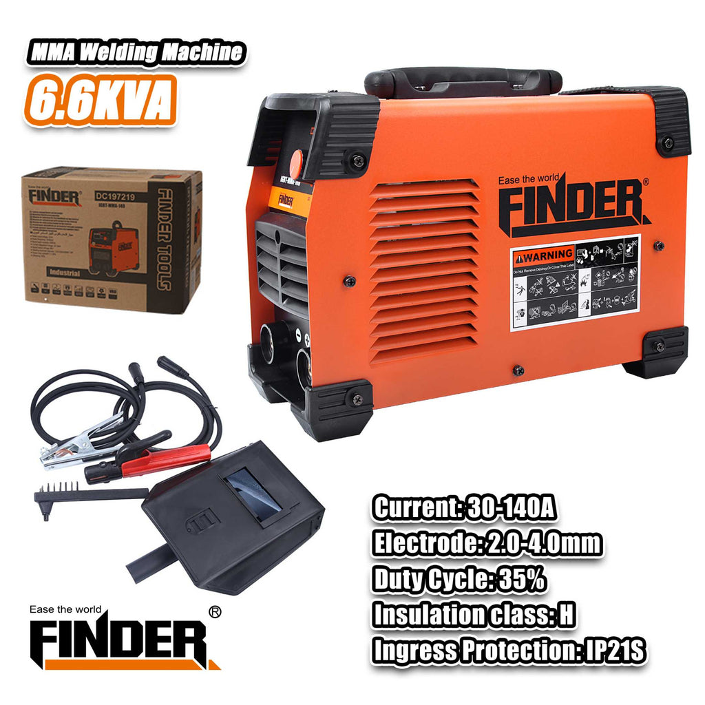 Μηχάνημα ηλεκτροκόλλησης - Inverter - IGBT - MMA - 160A - Finder - 197220 ΕΡΓΑΛΕΙΑ & ΕΠΑΓΓΕΛΜΑΤΙΚΟΣ ΕΞΟΠΛΙΣΜΟΣ>Εργαλεία>Ηλεκτρικά Εργαλεία Finder©