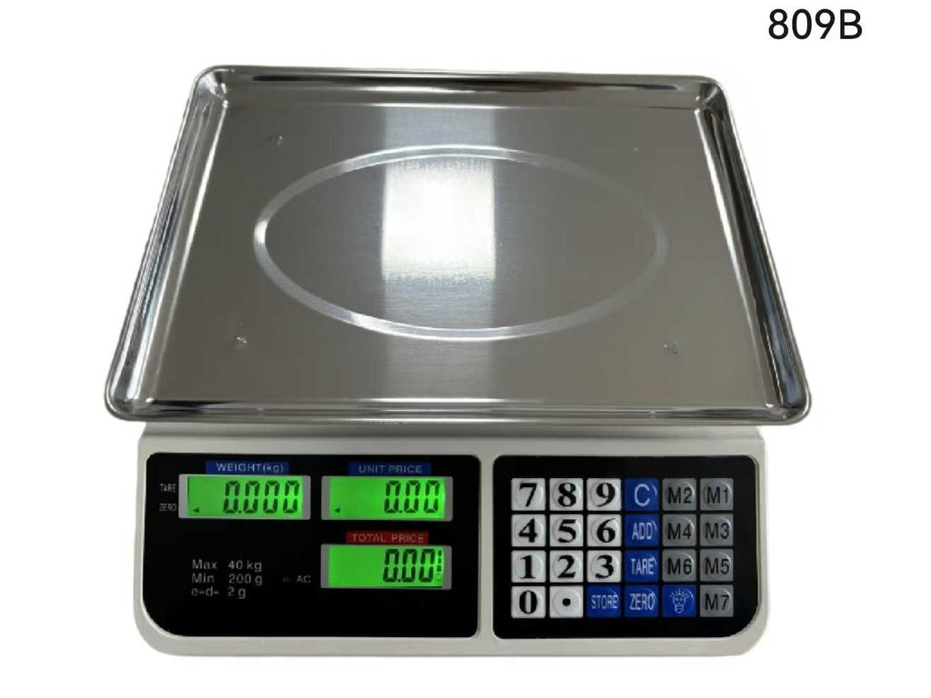 Επαγγελματική ζυγαριά πάγκου - 809B - 522985 ΕΡΓΑΛΕΙΑ & ΕΠΑΓΓΕΛΜΑΤΙΚΟΣ ΕΞΟΠΛΙΣΜΟΣ>Επαγγελματικές ζυγαριές & θερμοκολλητικά>Ζυγαριές πάγκου