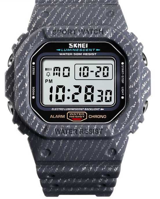 Ψηφιακό ρολόι χειρός - Skmei - 1471 - Light Grey