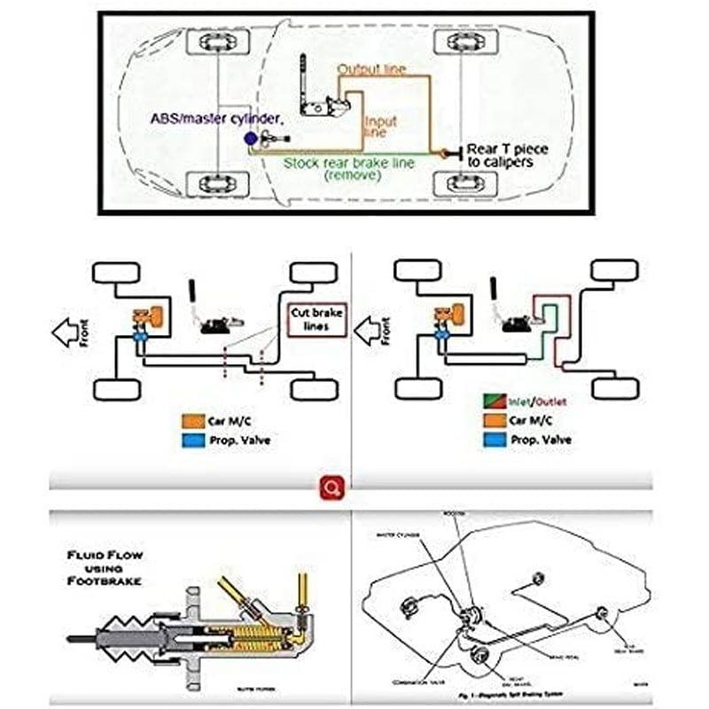 Universal υδραυλικό χειρόφερενο για αγωνιστικό αυτοκίνητο - Universal Car Hydraulic Handbrake Racing