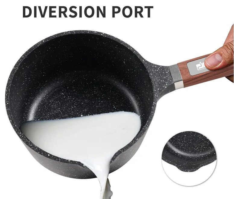 Γαλατιέρα αντικολλητική με καπάκι - 1.45L - CA005-A16-Black - DSP - 612432 ΣΠΙΤΙ & ΚΑΤΟΙΚΙΔΙΟ>Οικιακά είδη>Είδη κουζίνας