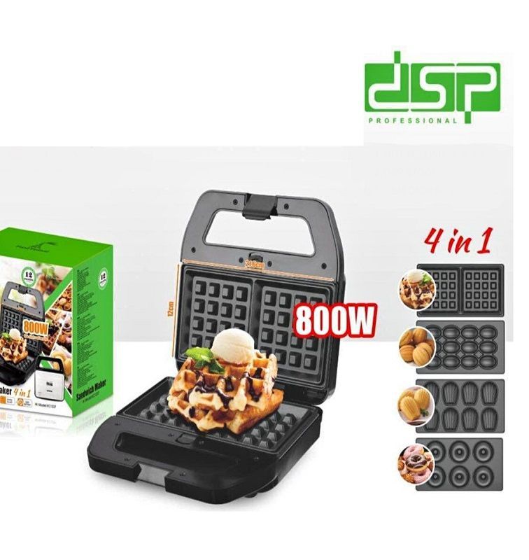Βαφλιέρα - 4in1 - KC1237 - DSP - 614016 ΣΠΙΤΙ & ΚΑΤΟΙΚΙΔΙΟ>Οικιακά είδη>Οικιακές ηλεκτρικές συσκευές